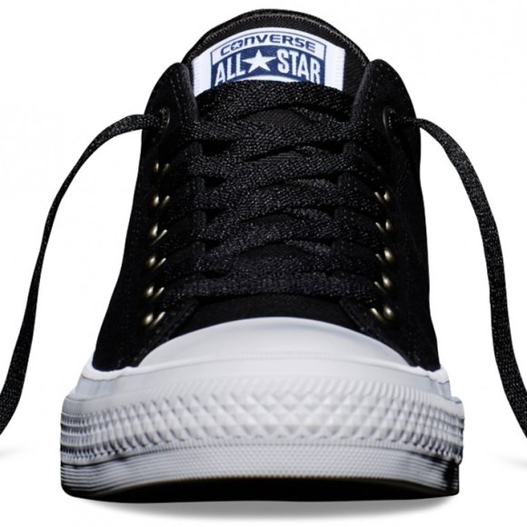 Converse Women's Chuck Taylor II Black Low Top - Picture 2 of 3